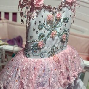 Pink and White Kids Costume